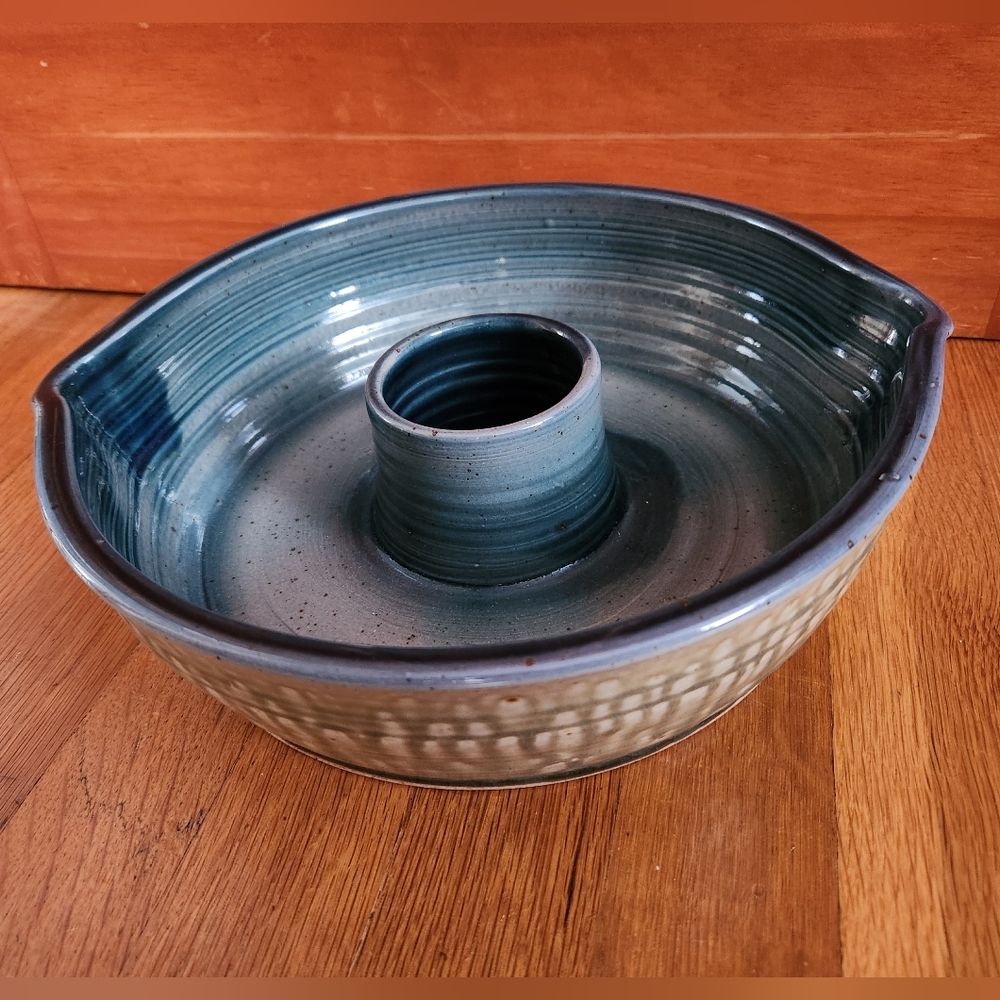 Handmade Pottery Chicken Roasting Pan